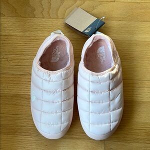 The North Face Pink Quilted Slippers
